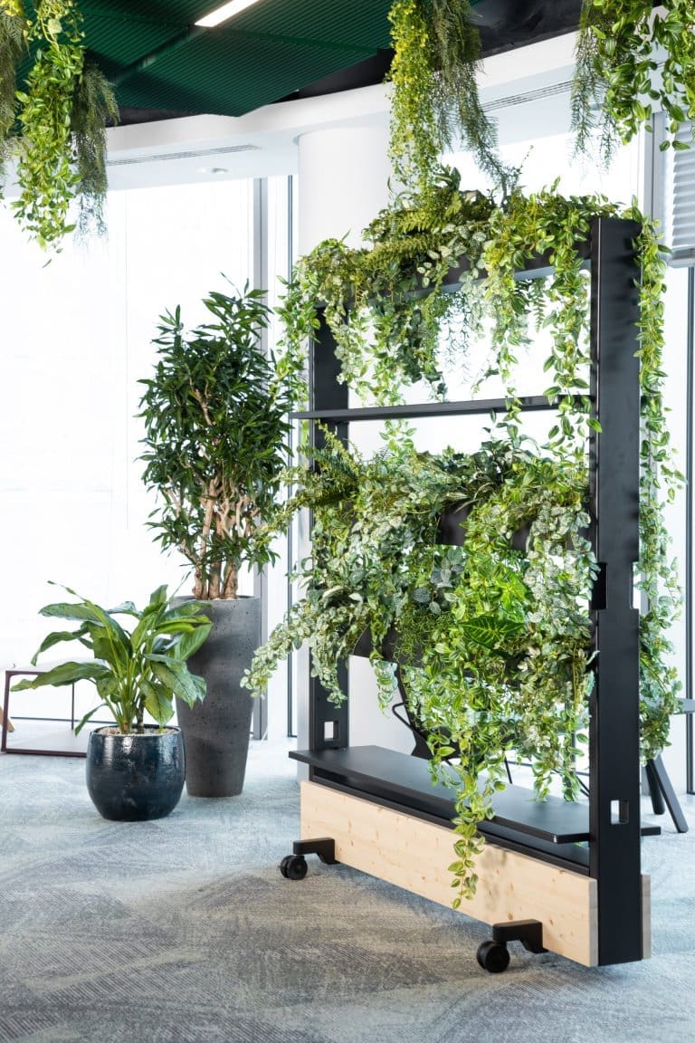 Hanging planting at experian, london
